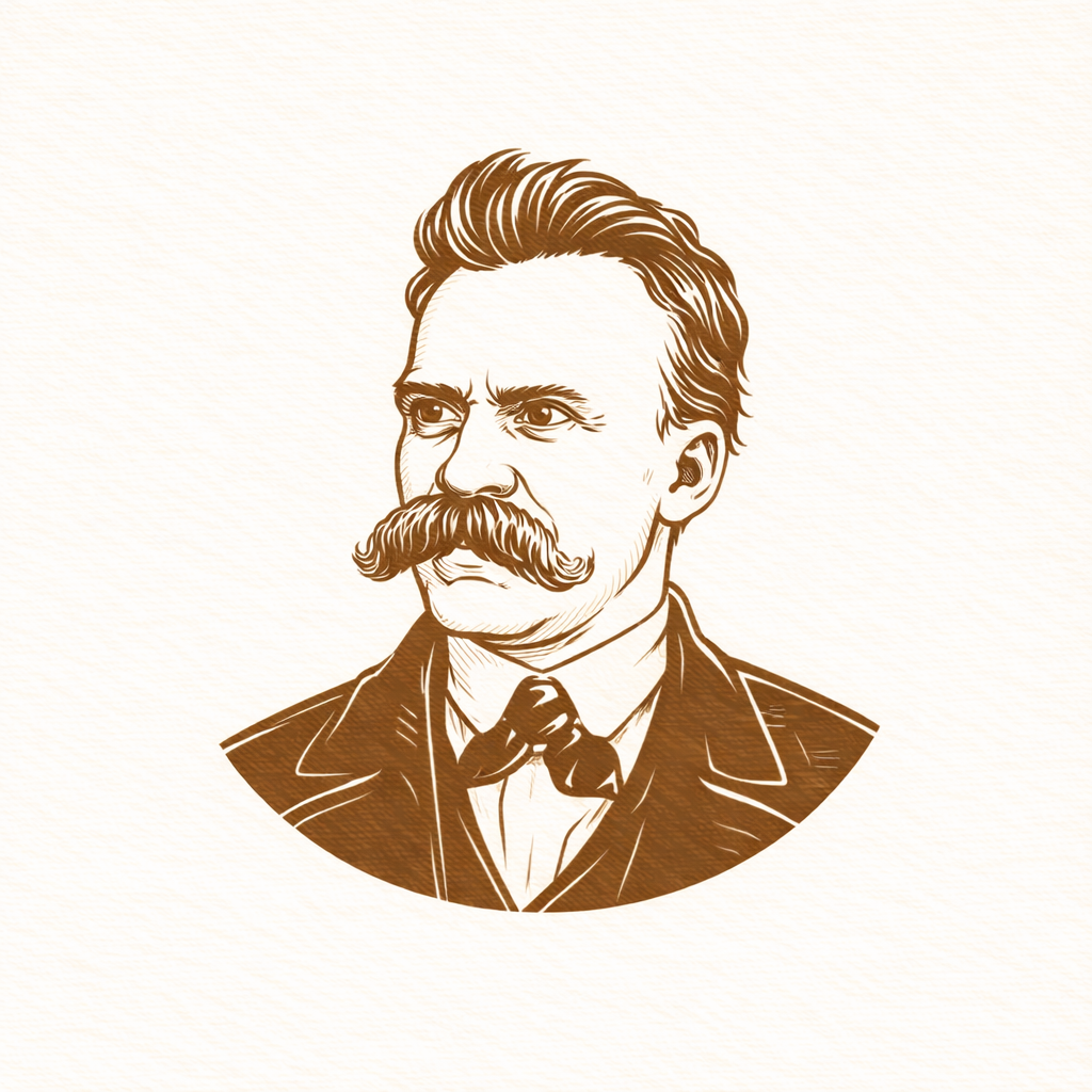 Portrait of Friedrich Nietzsche