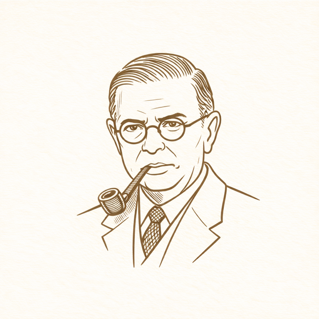 Portrait of Jean-Paul Sartre